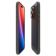 Spigen case for iPhone 16 Pro Max, Rugged Armor MagSafe, black + Tempered Glass 9H