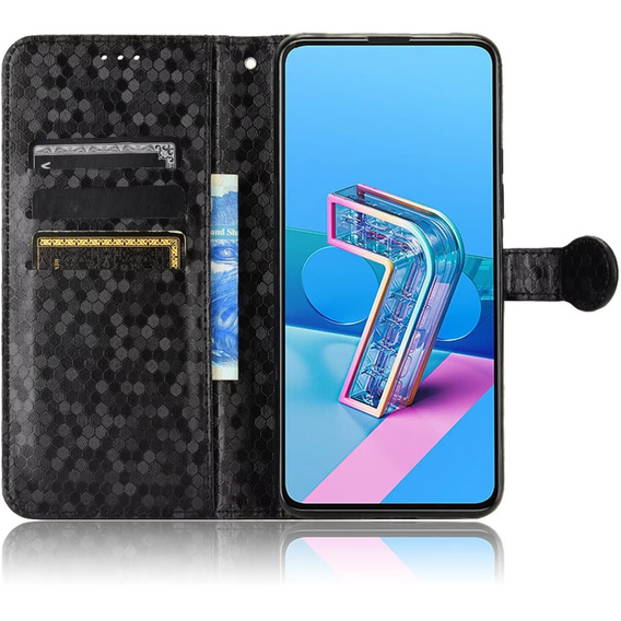 Flip case for Xiaomi Redmi A5, Wallet Rhombus, black