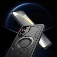 Case for Samsung Galaxy S25 FE, Military MagSafe, black