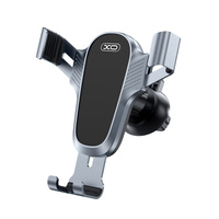 Car gravity mount to grille for smartphones 5.5-8.5 cm wide