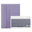 Case + keyboard Samsung Galaxy Tab A9+, Leather Pen Slot, purple