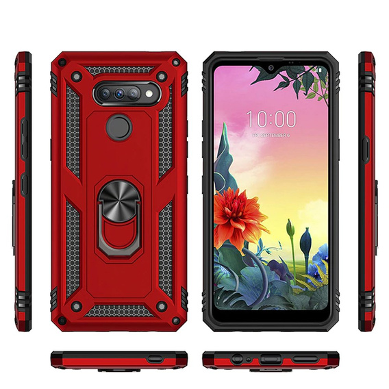 Armor Case for LG K50S, Nox Case Ring, red