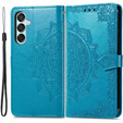 Flip case for Samsung Galaxy M15 5G, Mandala, blue