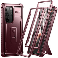 Armored case for Samsung Galaxy S23 Ultra, Dexnor Full Body (Two Frames), red