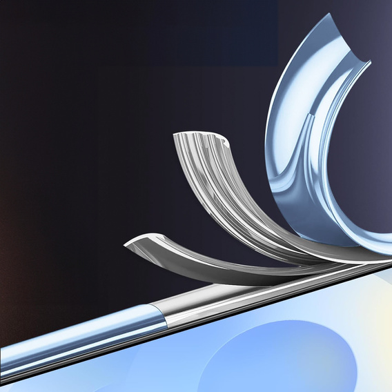 Case for Samsung Galaxy S25 Edge, Electro MagSafe, blue + Screen Glass