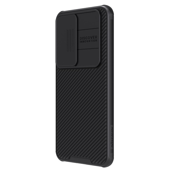 NILLKIN Case for Samsung Galaxy S24, Silicone CamShield Case for MagSafe, black