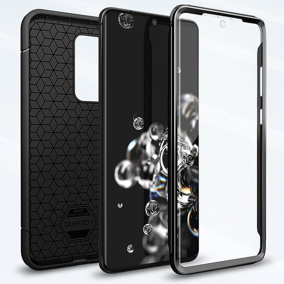 Case for Samsung Galaxy S20 Ultra, Suritch Basic (Two Frames), black