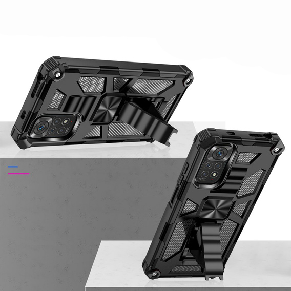 Case for Xiaomi Redmi Note 11 / 11S, Armor Kickstand, black