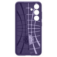 Spigen case for Samsung Galaxy S24, Liquid Air, purple + 9H Tempered Glass