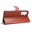 Flip case for Samsung Galaxy A56, Crazy Horse Wallet, brown