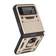 Case for Samsung Galaxy Z Flip3 5G, CamShield Slide, gold