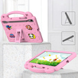 Children's case for Samsung Galaxy Tab S10 Lite / S10 FE / S9 FE, Cute Patterns, with stand, pink
