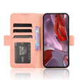 Flip case for Google Pixel 9A, Card Slot, pink