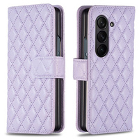 Flip case for Samsung Galaxy Z Fold6 5G, Wallet, BINFEN COLOR, purple