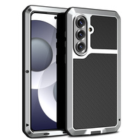 Armoured case with built-in glass for Samsung Galaxy S26 Plus, silver