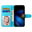 Flip case for Xiaomi Redmi 13C / Poco C65, Wallet, Butterflies blue