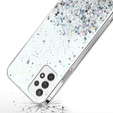 Case for Samsung Galaxy A33 5G, Glittery, transparent