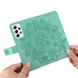 Flip case for Samsung Galaxy A53 5G, Mandala Flower, green