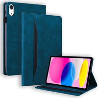 Case for iPad 10.9 2022 10 Gen, Classic, with space for stylus, blue
