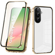 Case for Samsung Galaxy A56, Magnetic Dual Glass, gold