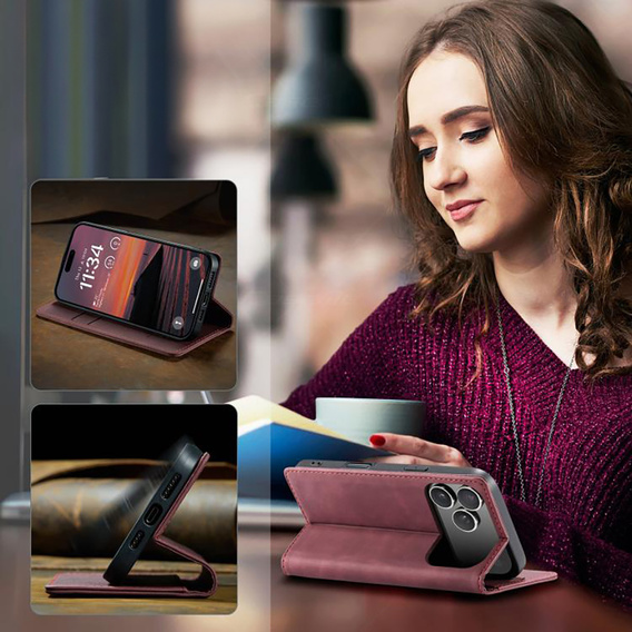 ERBORD Vintage Wallet Case for iPhone 17 Pro Max
