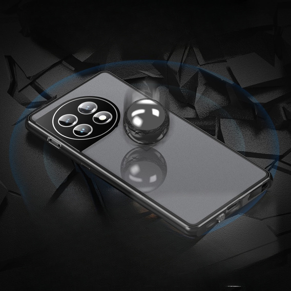 Case for OnePlus 11 5G, Magnetic Dual Glass, black