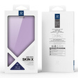 Dux Ducis case for iPhone 17 Pro Max, Skin X Pro, with flap, for MagSafe, purple