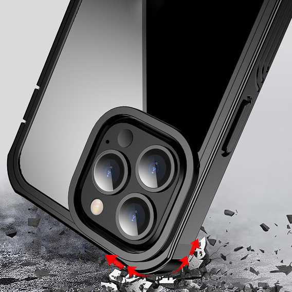 Case for iPhone 13 Pro Max, Shockproof, with film, blue
