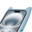 Case for iPhone 16, for MagSafe, Cute Cat, blue + Screen Glass