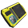 Case for iPhone 15, R-JUST, armoured, yellow / black