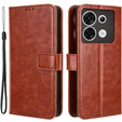 Flip case for Infinix Zero 30 5G, Crazy Horse Wallet, brown