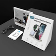3-in-1 QI Fast Wireless Charger for Samsung S25 S24 S23 Galaxy Watch Buds Station, White