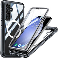 Case for Samsung Galaxy S24, Shockproof, with screen film, for MagSafe, black