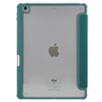 Case for iPad 10.2 2021 / 2020 / 2019, Smartcase Hybrid, with stylus space, dark green