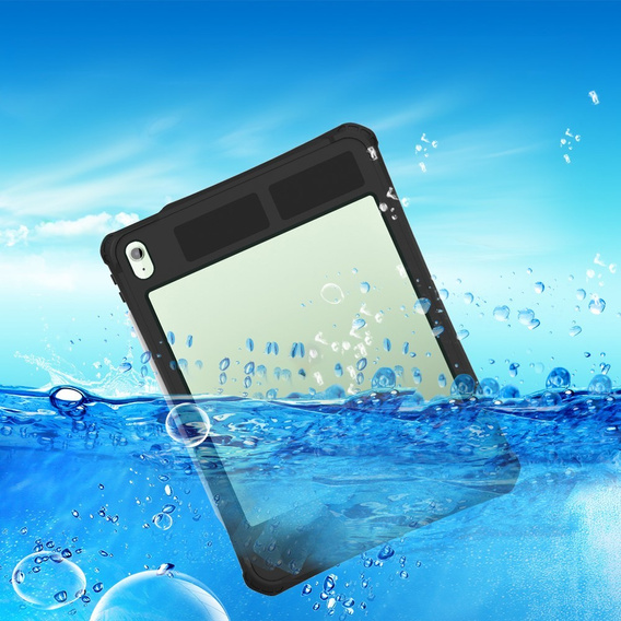 SHELLBOX IP68 Waterproof Case for Apple iPad Air 11" 6 gen. 2024, black
