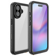 Case for iPhone 17, IP68 waterproof Redpepper, black
