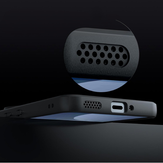 Case for Nothing Phone 3A Pro, for MagSafe, ERBORD Matt Case, black