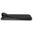 Spigen case for iPhone 16E, Liquid Air, black + 9H Tempered Glass