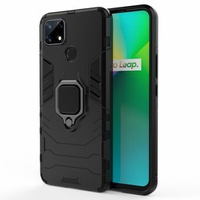 Case for Realme 7i, Kickstand Ring, black