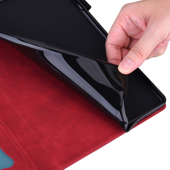 Case for Xiaomi Redmi Pad SE 8.7, Classic, with space for stylus, red