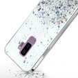 Case for Samsung Galaxy S9+ Plus, Glittery, transparent