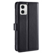 Flip case for Motorola Moto G73 5G, Wallet Zipper Pocket, black