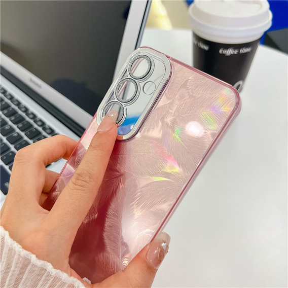 Case for Samsung Galaxy A36 5G / A56 5G, Feather, pink