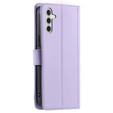 Flip case for Samsung Galaxy S25 FE, Rhombus Crossbody Leather, purple