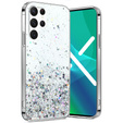 Case for Samsung Galaxy S22 Ultra 5G, Glittery, silver