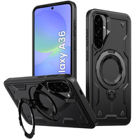 Case for Samsung Galaxy A36, Military MagSafe, black