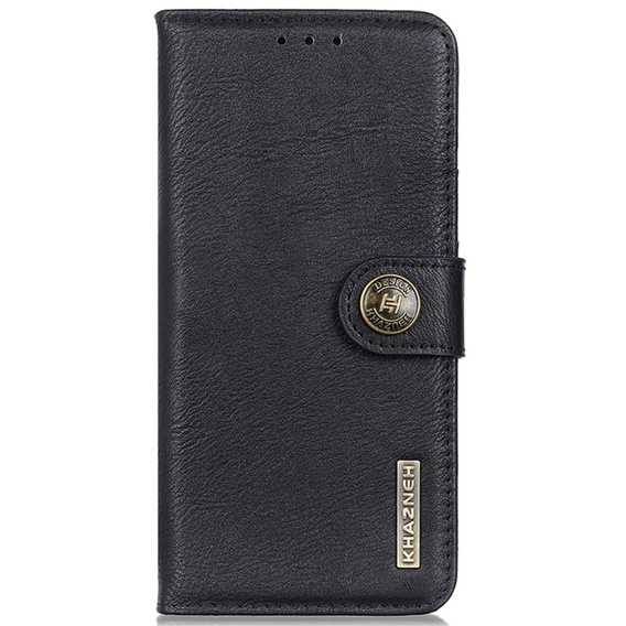 KHAZNEH RFID case for Motorola G85 5G, Litchi Texture, black