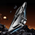 Magnetic Dual Glass MagSafe case for iPhone 15, black