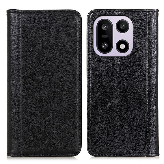 Split Leather Flip Case for OnePlus 15