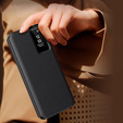 Flip case for Samsung Galaxy S25+ Plus, Smart View Wallet, black